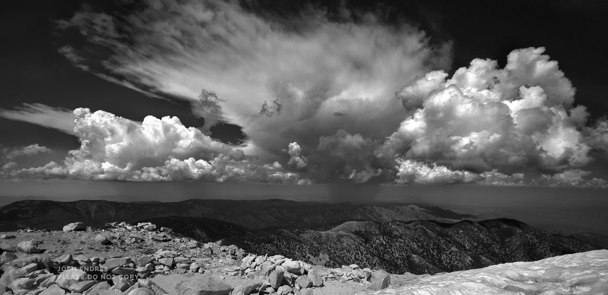 Storm clouds on San Gorgonio summit