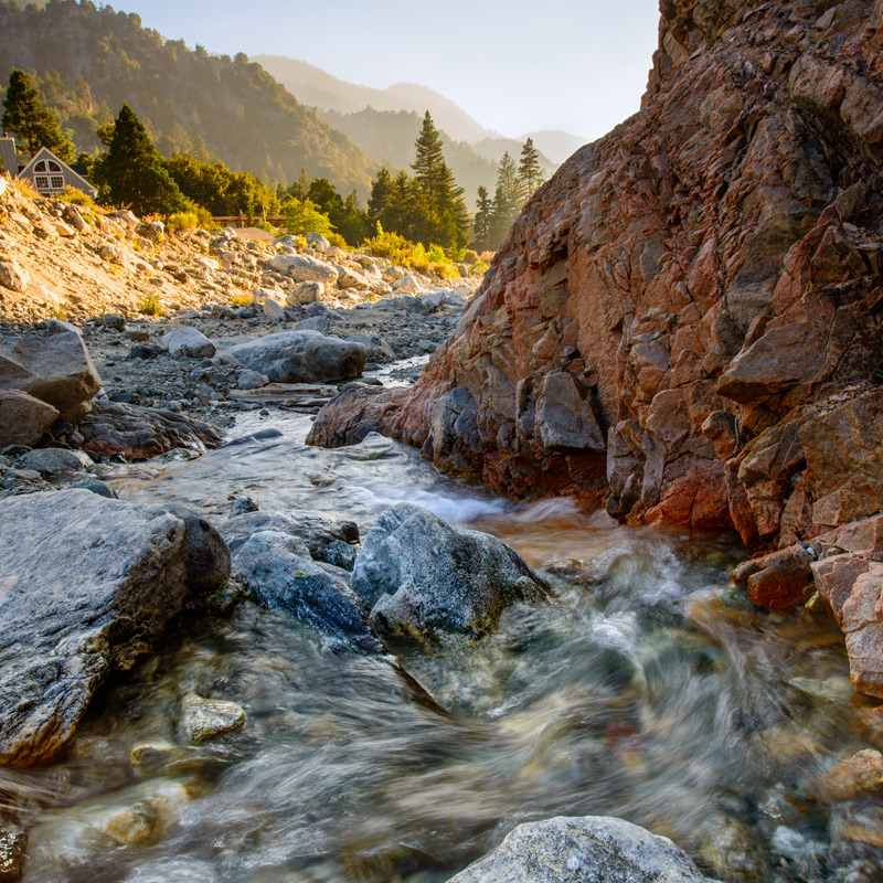 Vivian Creek red rock
