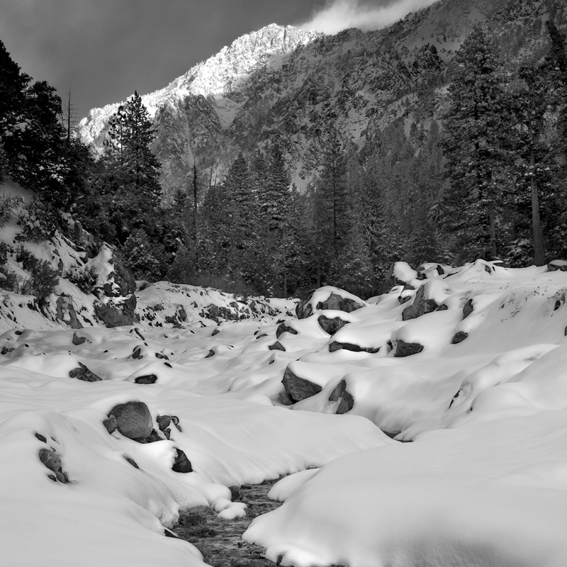 Snowy Sunset on Galena Peak