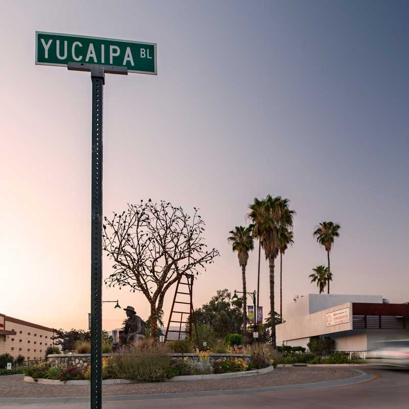 Yucaipa Blvd Sign