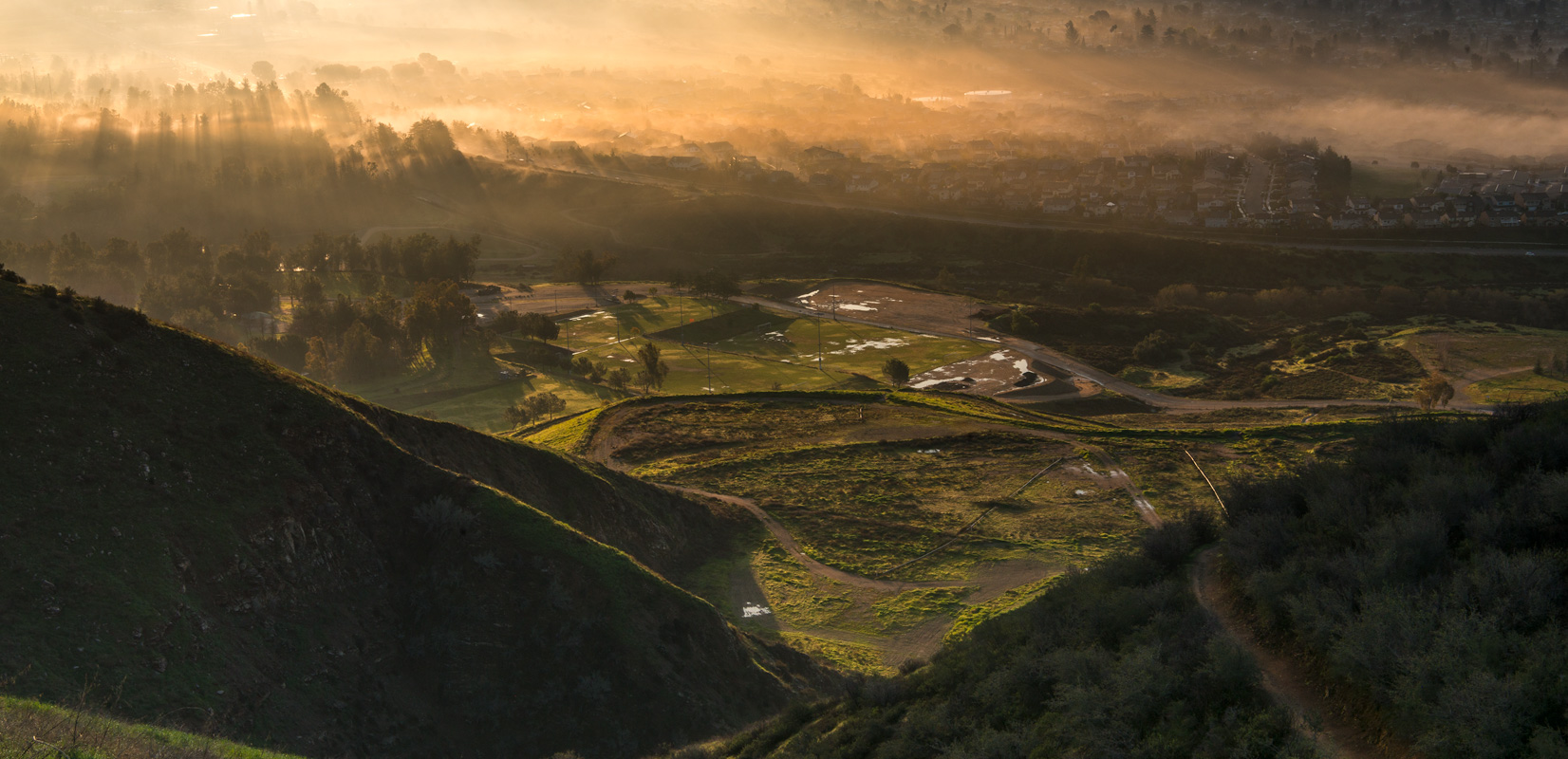 Foggy Sunrise in Yucaipa