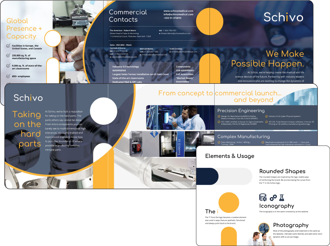 Schivo Trifold Design